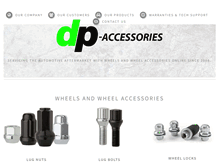 Tablet Screenshot of dp-accessories.com